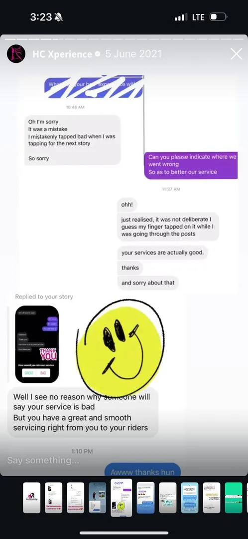 Customer message 3