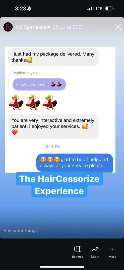 Customer message 4